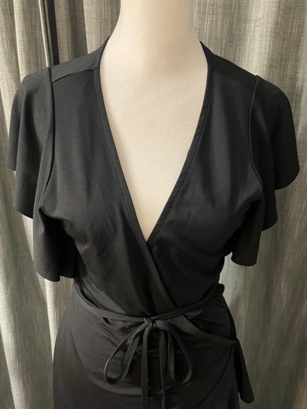 Black Wrap Dress